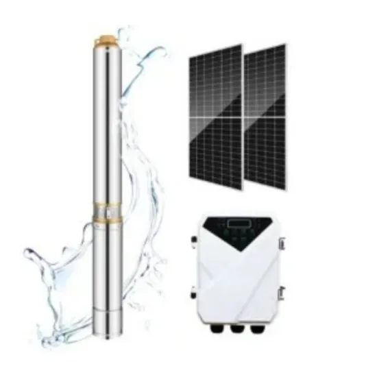 High-flow-rate solar-powered deep well full-water pump for agricultural irrigation