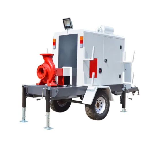 Centrifugal diesel drivendewatering pumps openframe trailer